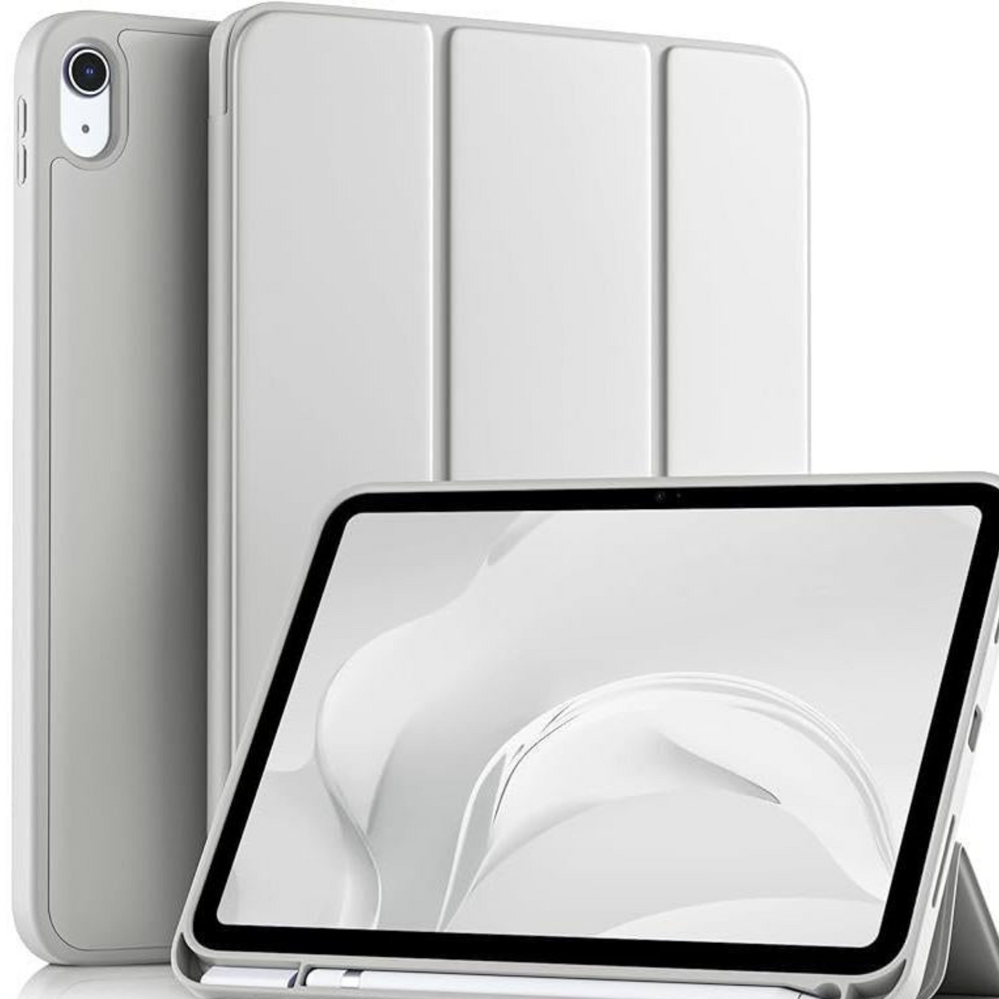 Compatible with Ipad (A16) 11Th Generation Anti-Pressure Case 11 Inch 2025, for Ipad 10Th Generation Case 10.9 Inch 2022 with Pencil Holder, Slim Trifold Stand Protective Cover with Soft TPU Back