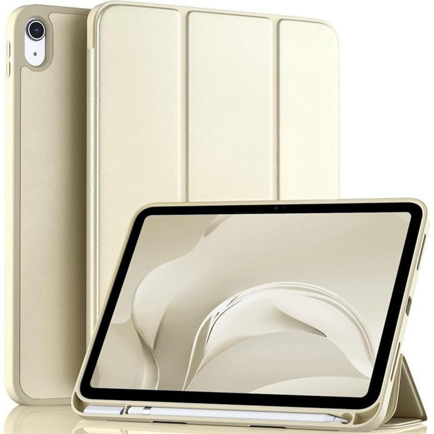 Compatible with Ipad (A16) 11Th Generation Anti-Pressure Case 11 Inch 2025, for Ipad 10Th Generation Case 10.9 Inch 2022 with Pencil Holder, Slim Trifold Stand Protective Cover with Soft TPU Back