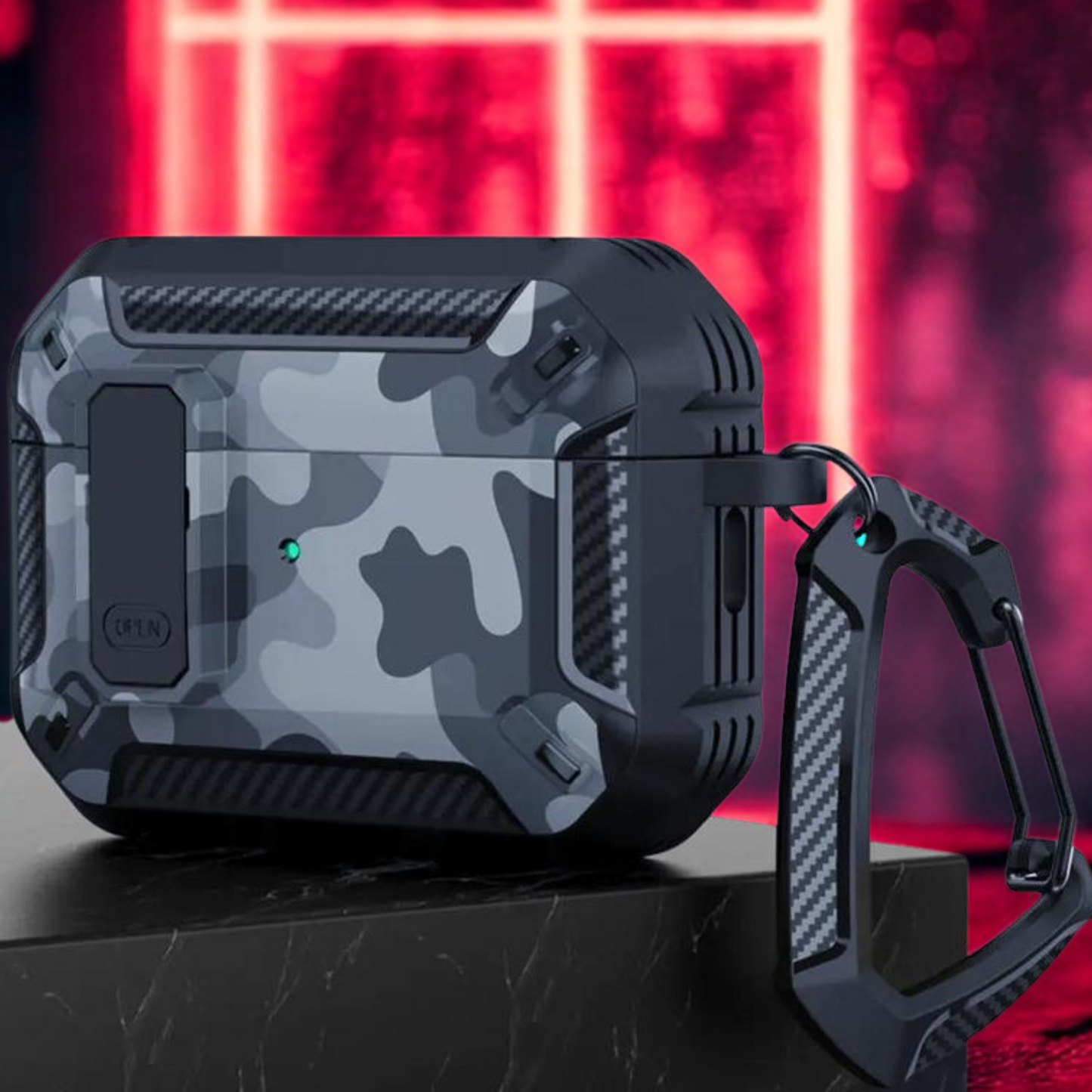 Earphone Protective Case with Carabiner, Anti-Fall Protective Case, TPU Shockproof Protector Cover for Airpods Series, Summer Decoration Accessories
