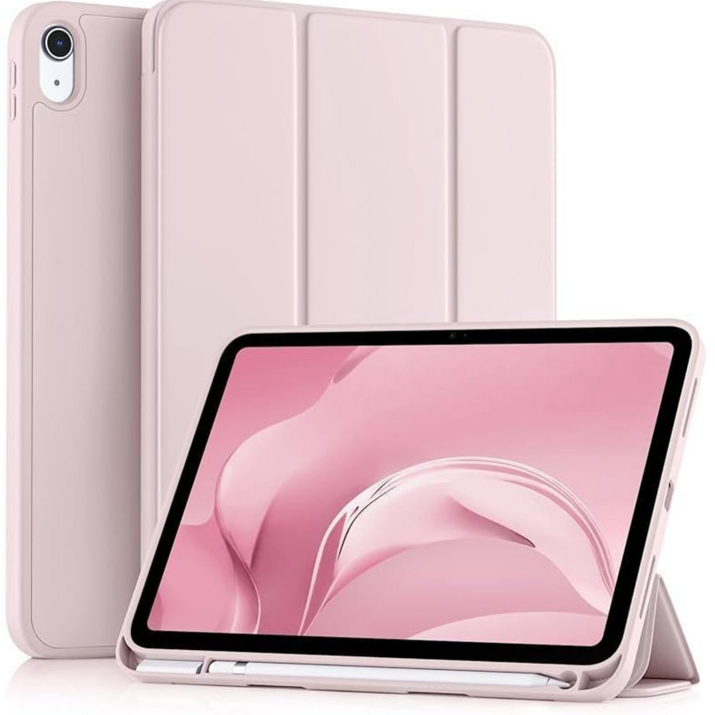 Compatible with Ipad (A16) 11Th Generation Anti-Pressure Case 11 Inch 2025, for Ipad 10Th Generation Case 10.9 Inch 2022 with Pencil Holder, Slim Trifold Stand Protective Cover with Soft TPU Back