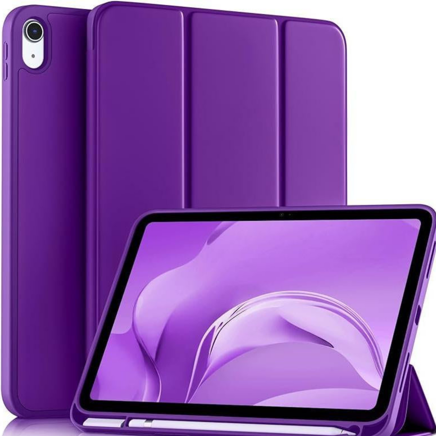 Compatible with Ipad (A16) 11Th Generation Anti-Pressure Case 11 Inch 2025, for Ipad 10Th Generation Case 10.9 Inch 2022 with Pencil Holder, Slim Trifold Stand Protective Cover with Soft TPU Back