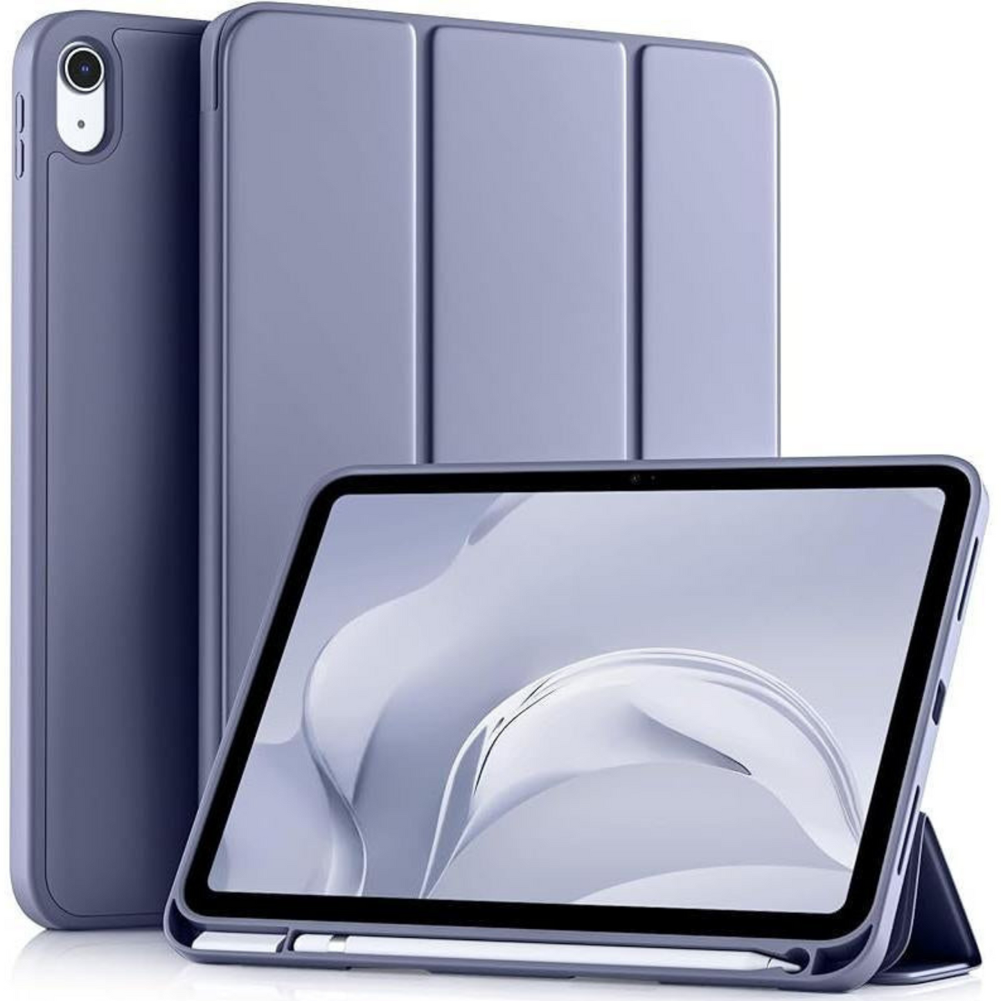 Compatible with Ipad (A16) 11Th Generation Anti-Pressure Case 11 Inch 2025, for Ipad 10Th Generation Case 10.9 Inch 2022 with Pencil Holder, Slim Trifold Stand Protective Cover with Soft TPU Back