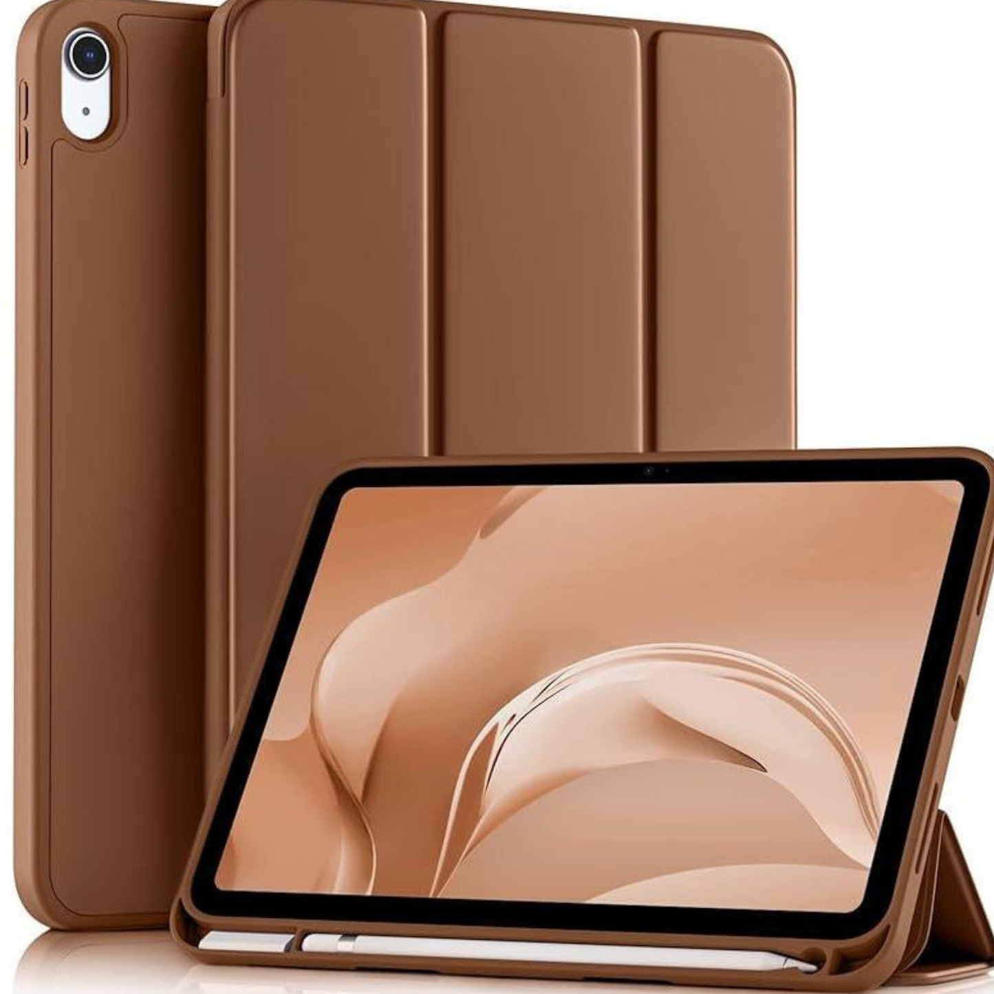 Compatible with Ipad (A16) 11Th Generation Anti-Pressure Case 11 Inch 2025, for Ipad 10Th Generation Case 10.9 Inch 2022 with Pencil Holder, Slim Trifold Stand Protective Cover with Soft TPU Back