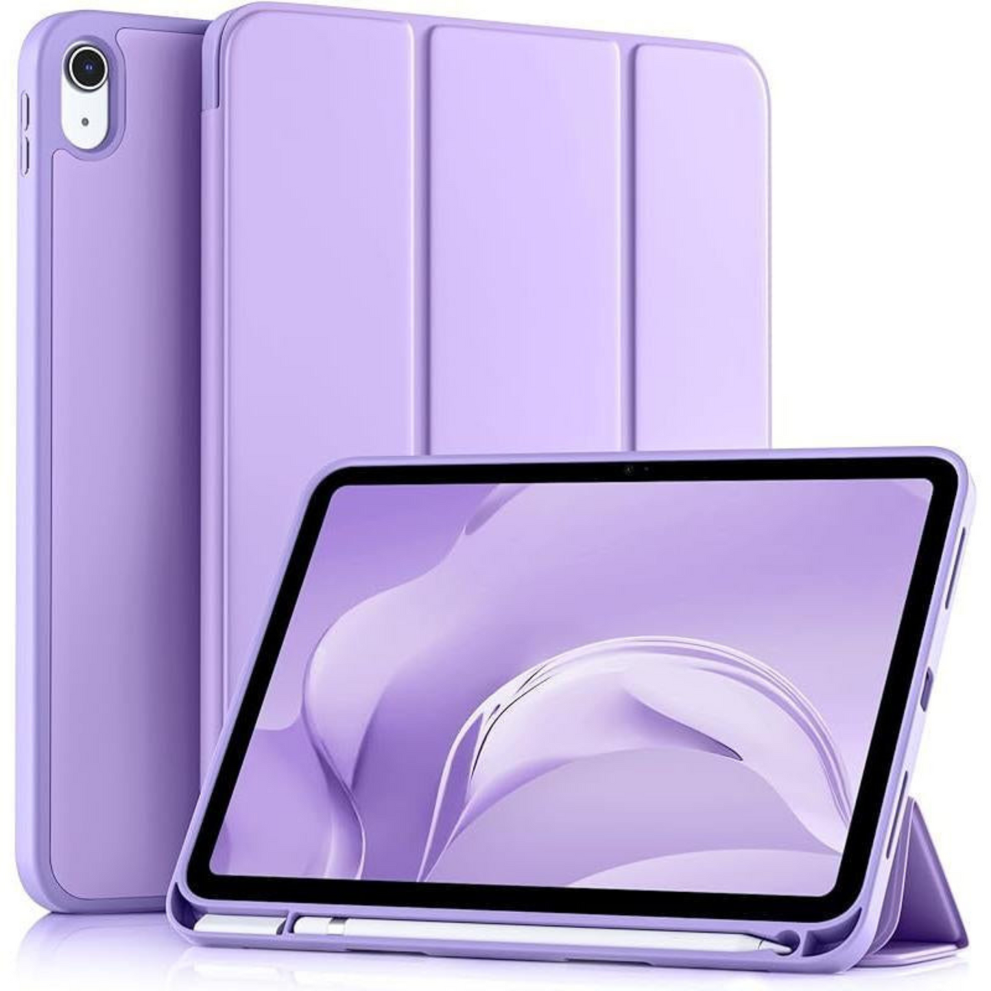 Compatible with Ipad (A16) 11Th Generation Anti-Pressure Case 11 Inch 2025, for Ipad 10Th Generation Case 10.9 Inch 2022 with Pencil Holder, Slim Trifold Stand Protective Cover with Soft TPU Back