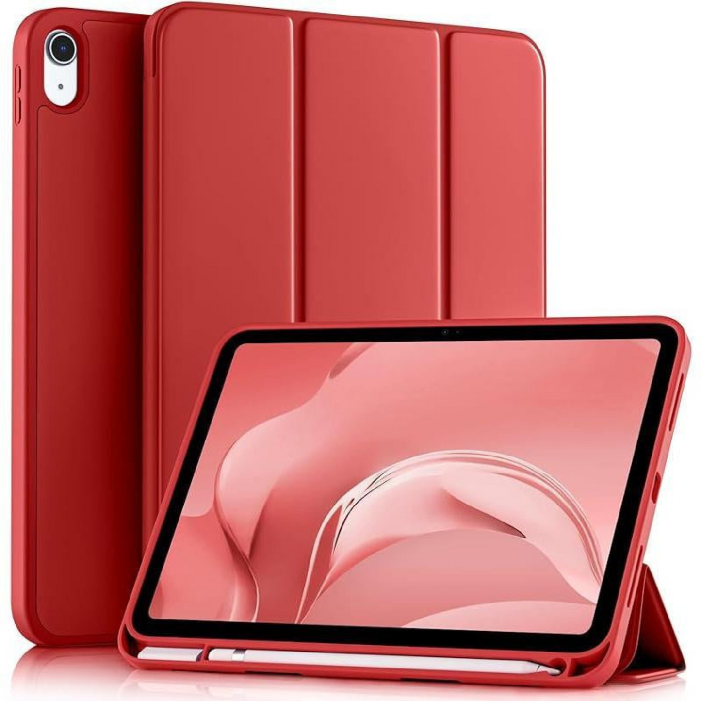 Compatible with Ipad (A16) 11Th Generation Anti-Pressure Case 11 Inch 2025, for Ipad 10Th Generation Case 10.9 Inch 2022 with Pencil Holder, Slim Trifold Stand Protective Cover with Soft TPU Back