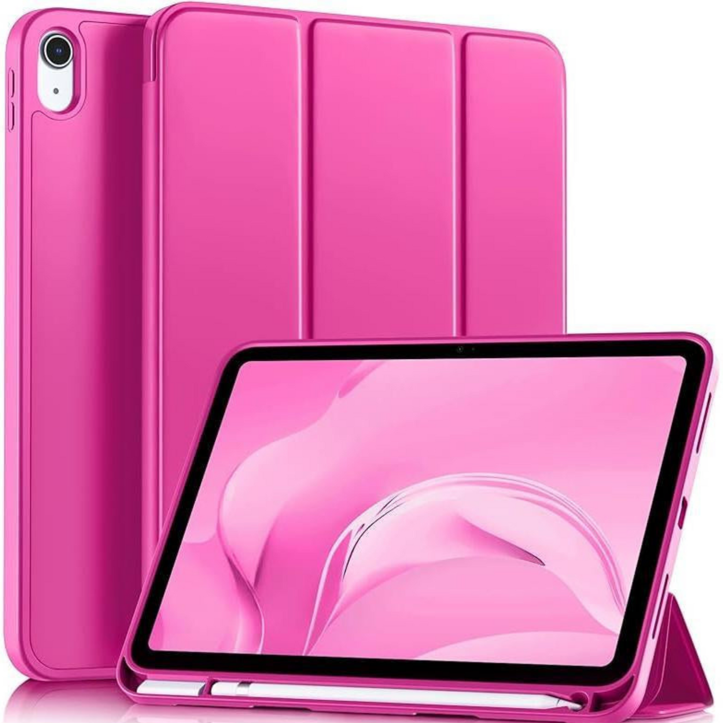 Compatible with Ipad (A16) 11Th Generation Anti-Pressure Case 11 Inch 2025, for Ipad 10Th Generation Case 10.9 Inch 2022 with Pencil Holder, Slim Trifold Stand Protective Cover with Soft TPU Back