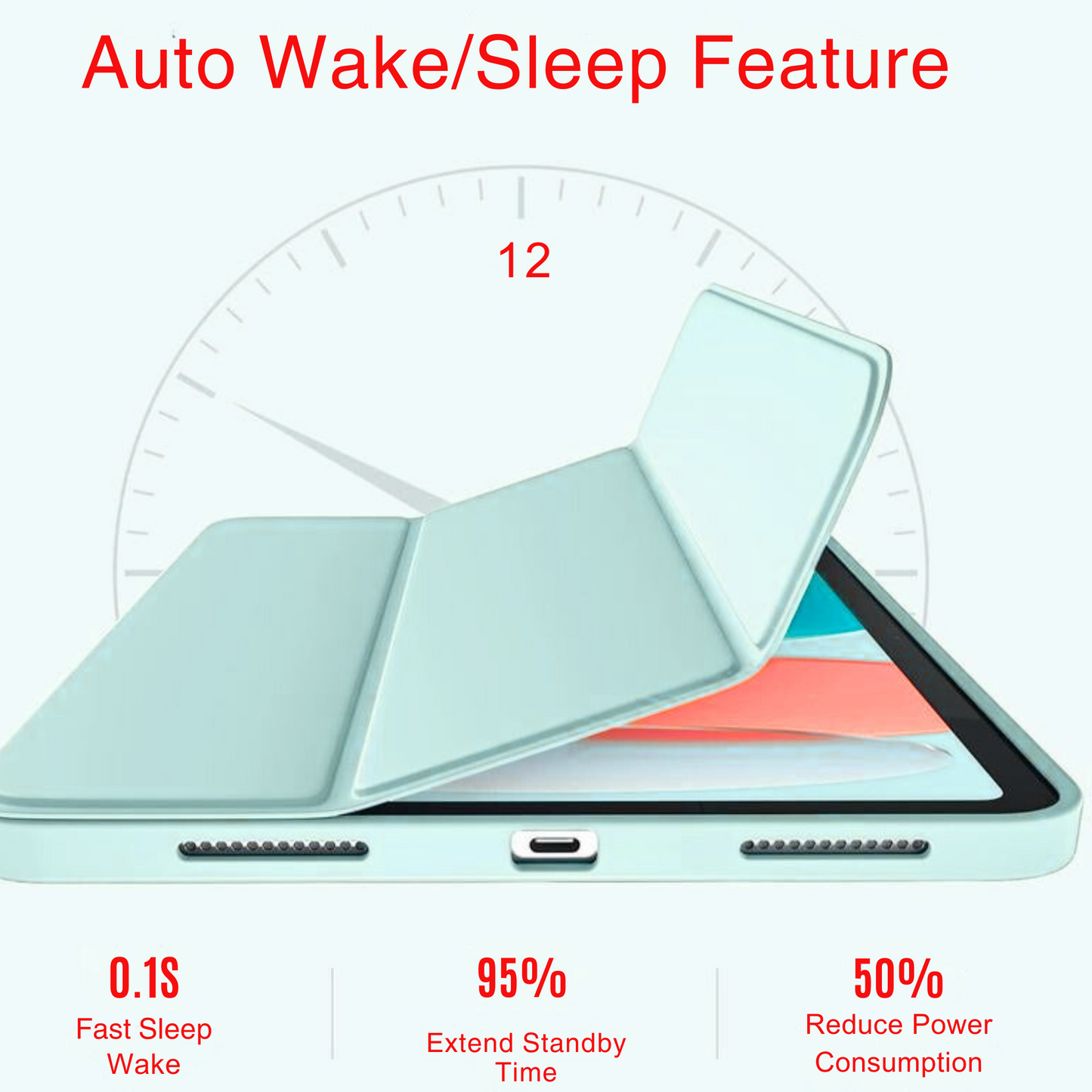Compatible with Ipad (A16) 11Th Generation Anti-Pressure Case 11 Inch 2025, for Ipad 10Th Generation Case 10.9 Inch 2022 with Pencil Holder, Slim Trifold Stand Protective Cover with Soft TPU Back