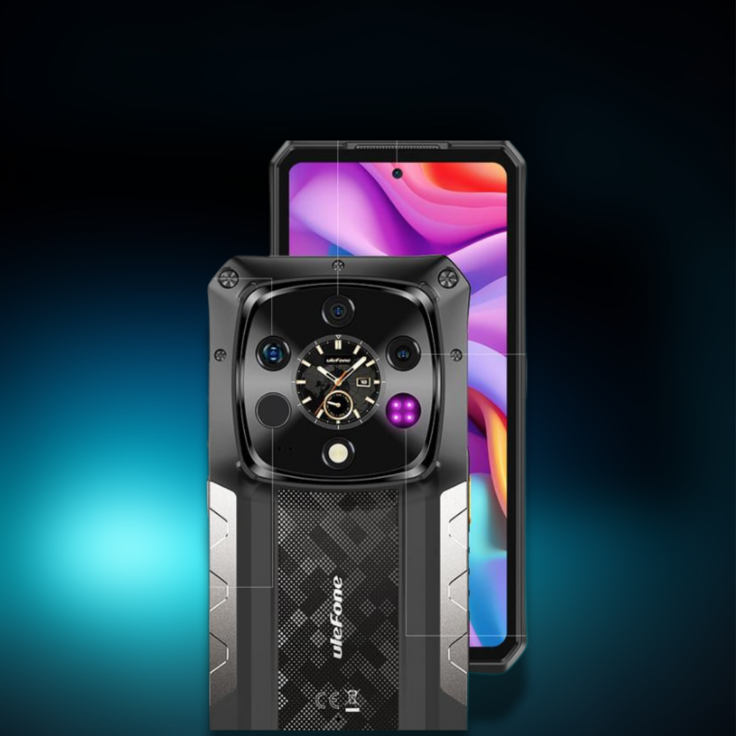 Ulefone Armor 28 Ultra Rugged Phone,32Gb+1Tb,64Mp Night Vision Cam+50Mp Main Cam+50Mp Front Cam,Mtk Dimensity 9300+ & AI S0C,6.67" 1080 X 2400 FHD+ & 120Hz Screen,10600Mah & 120W,8K Video,Ip68/Ip69K,Android 14 5G Smartphone