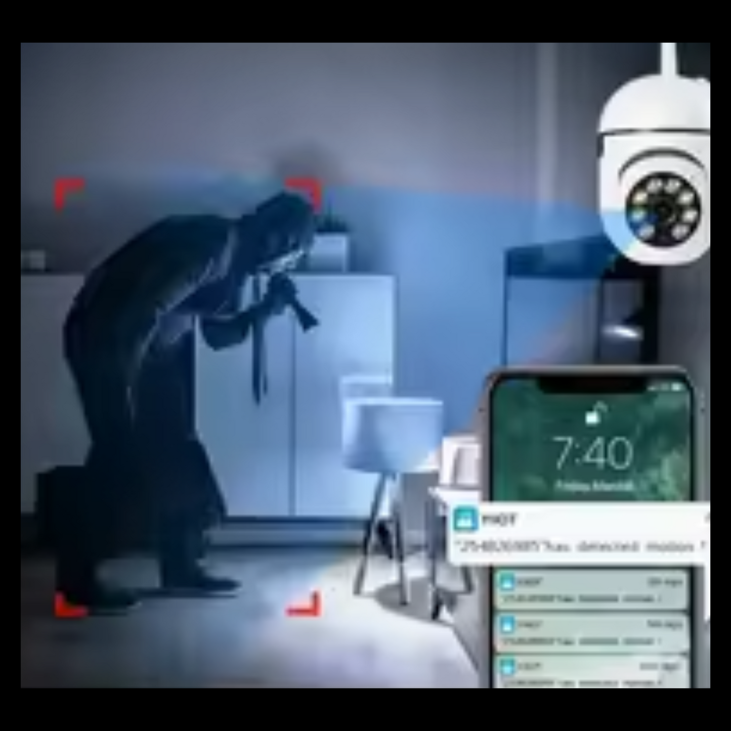 2.4G 1080P Cameras Wifi Video Surveillance IP Outdoor Security Protection Monitor 4.0X Zoom Home Wireless Track Alarm Waterproof