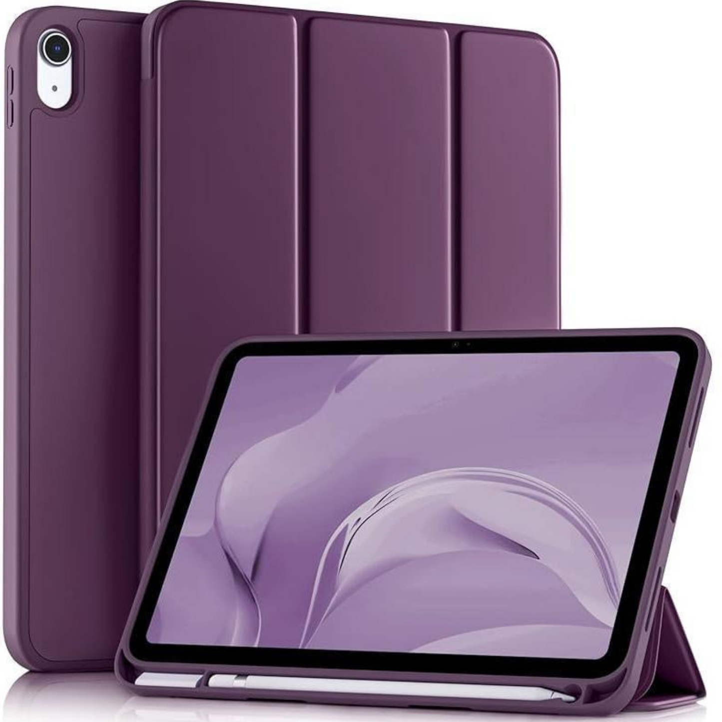 Compatible with Ipad (A16) 11Th Generation Anti-Pressure Case 11 Inch 2025, for Ipad 10Th Generation Case 10.9 Inch 2022 with Pencil Holder, Slim Trifold Stand Protective Cover with Soft TPU Back