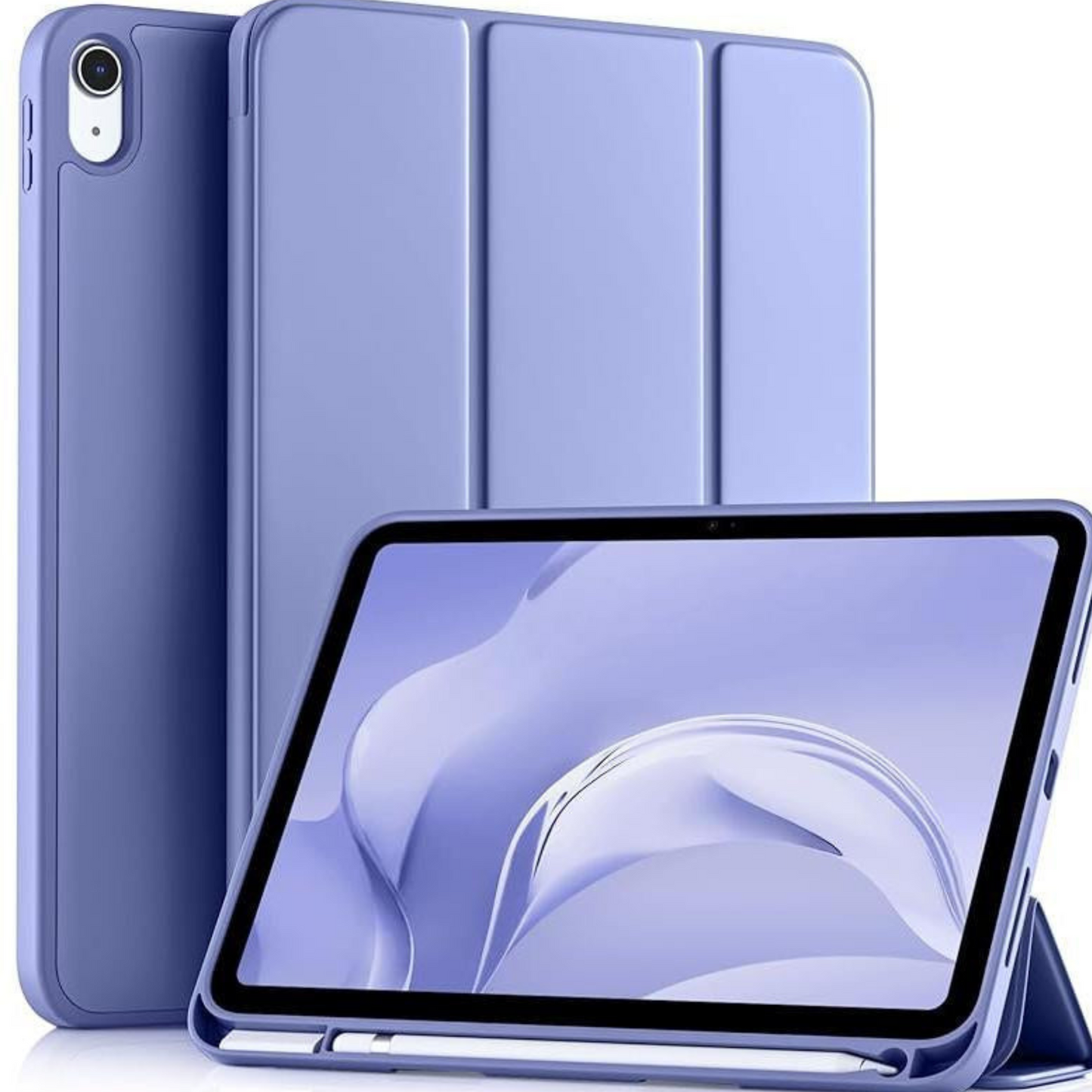 Compatible with Ipad (A16) 11Th Generation Anti-Pressure Case 11 Inch 2025, for Ipad 10Th Generation Case 10.9 Inch 2022 with Pencil Holder, Slim Trifold Stand Protective Cover with Soft TPU Back