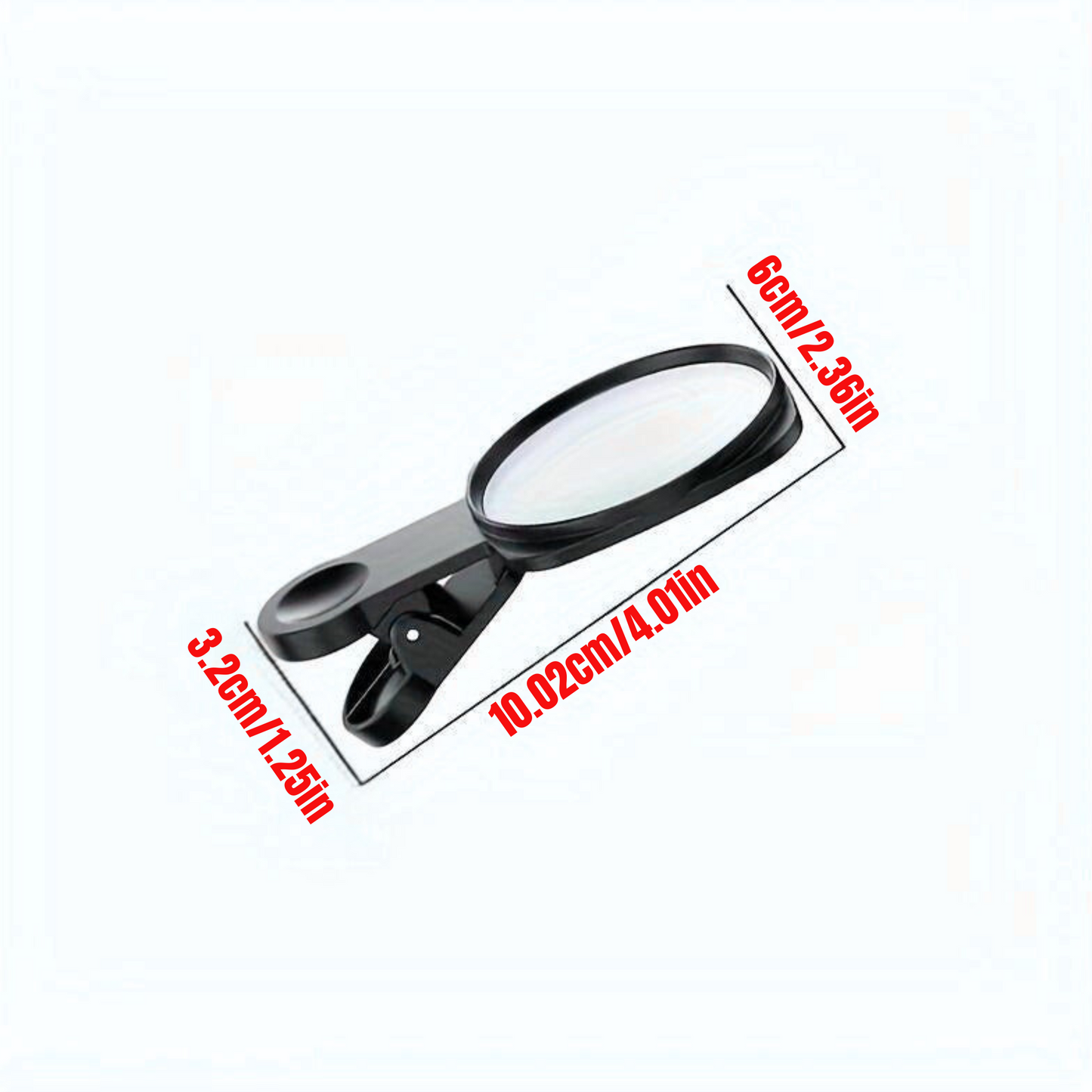 Selfie Mirror Clip for Cellphone, Portable Smartphone Rear Camera Selfie Mirror Clip, Mobile Phone Rear Self-Shooting Mirror, Universal Phone Accessories